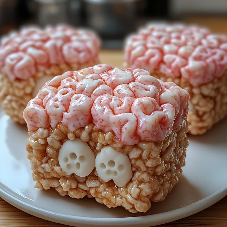 Marshmallow Rice Krispies Halloween Brains: The Ultimate Amazing Treat