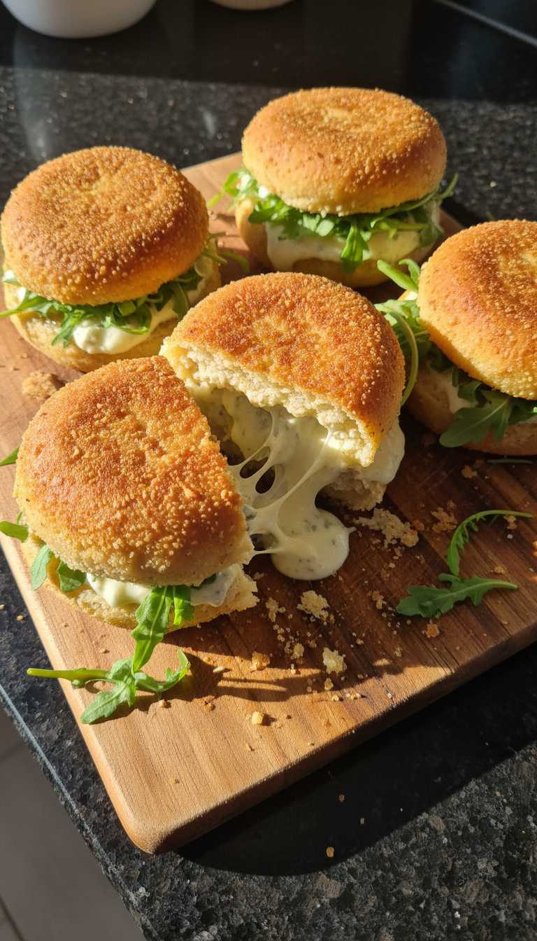 Stuffed Burgers with Gorgonzola Aioli