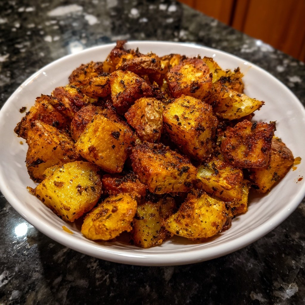 Airfryer Cajun Spiced Potatoes