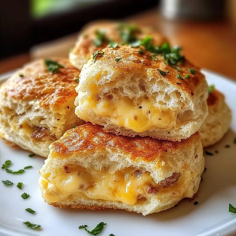 Sausage Cheese Butter Swim Biscuits: An Incredible 5-Ingredient Recipe