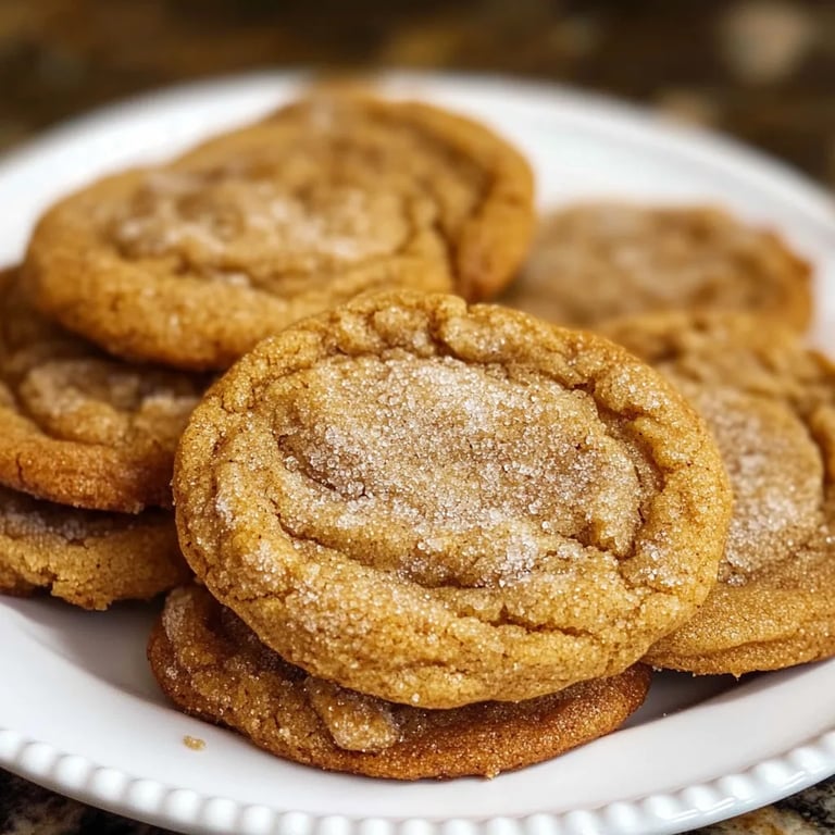 Chewy Pumpkin Snickerdoodle Cookies
