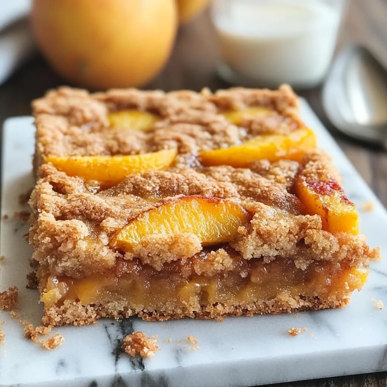 Peaches & Cream Crumble Bars: An Amazing Ultimate Recipe