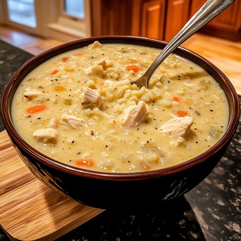 Creamy Chicken and Rice Soup