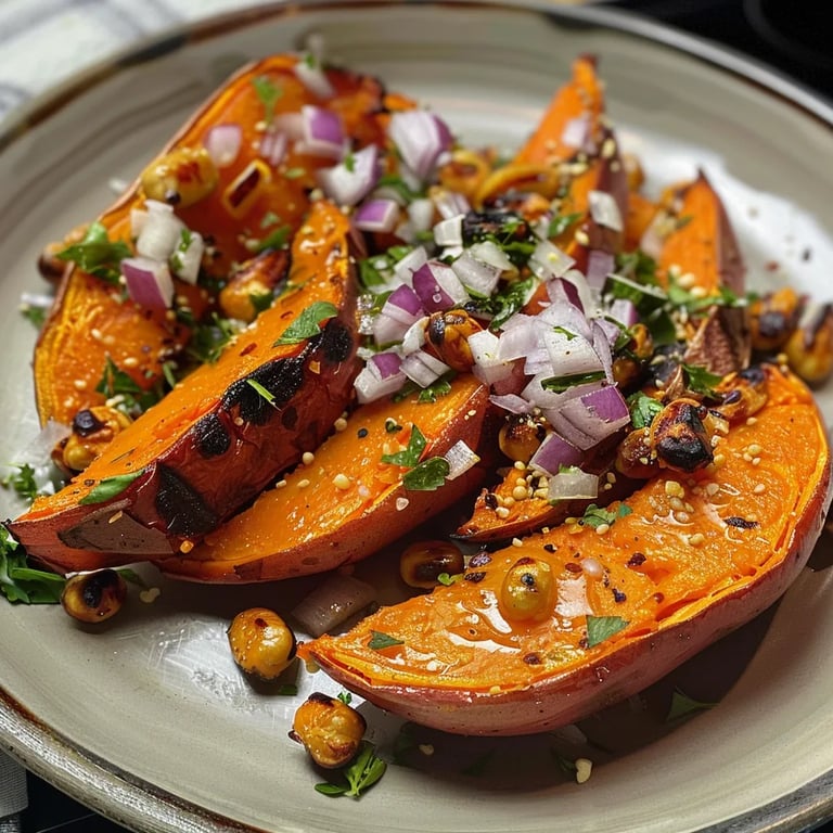 Loaded Roasted Sweet Potato