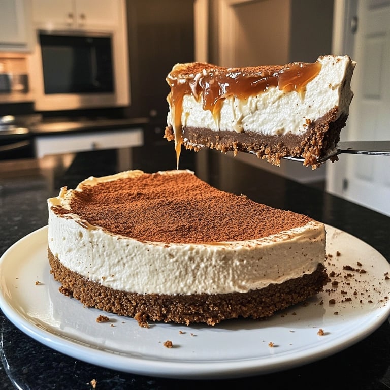 No-Bake Speculoos Cheesecake with Cookie Crust