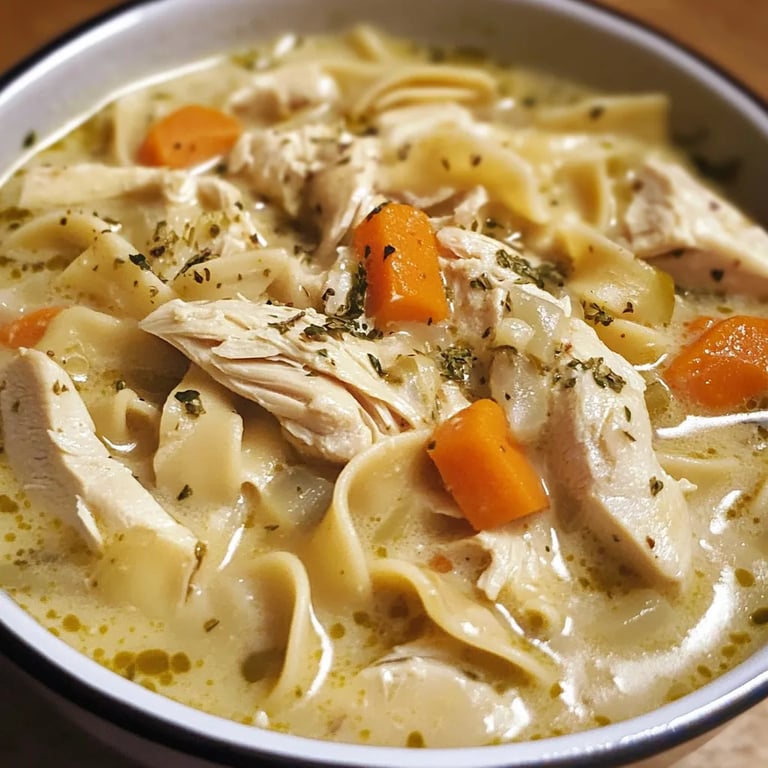 Creamy Chicken Noodle Soup