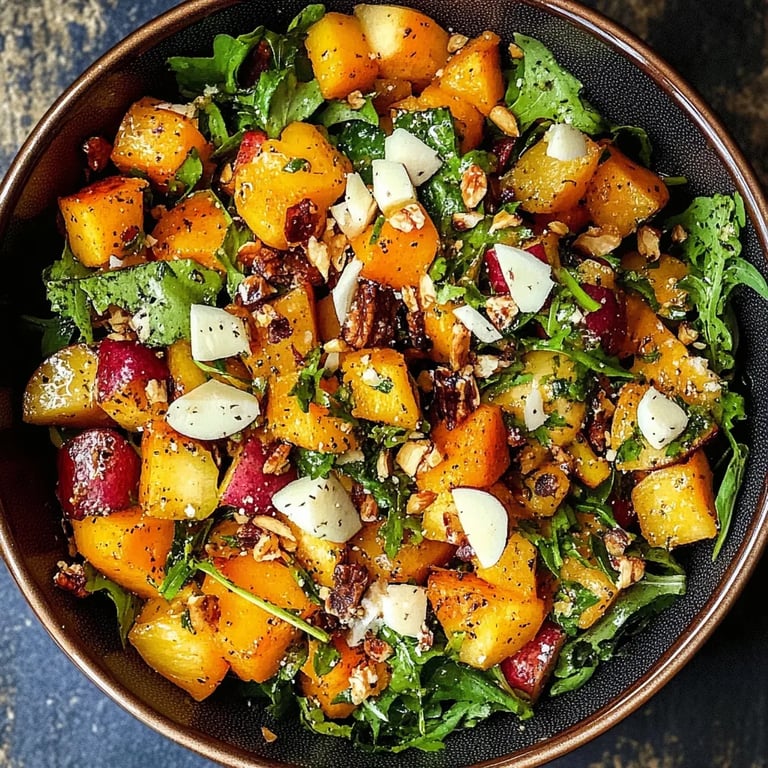 Fall Harvest Salad w/ Butternut Squash and Apple
