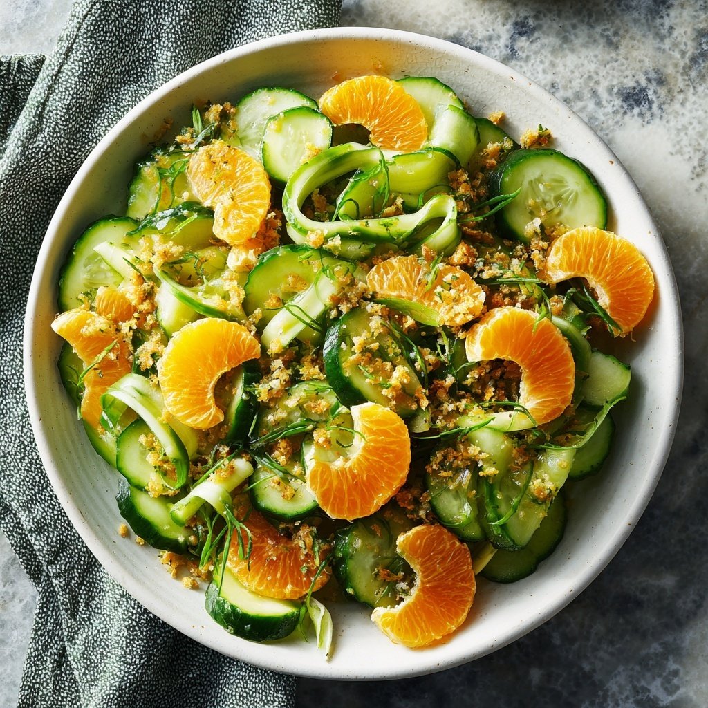 Cucumber Salad with Citrus Vinaigrette