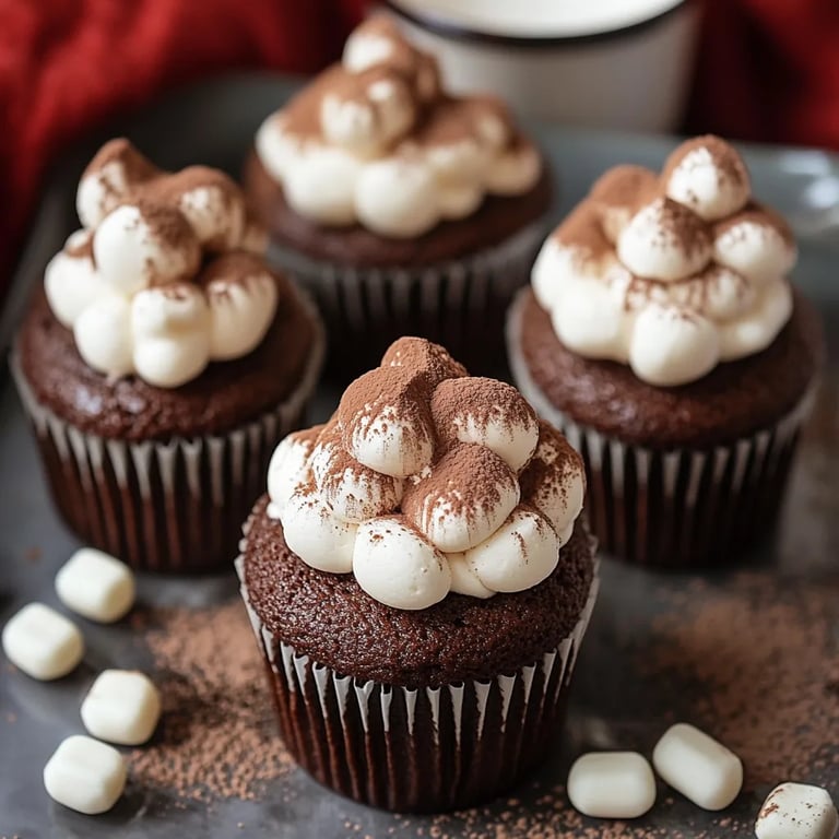 Hot Chocolate Cupcakes