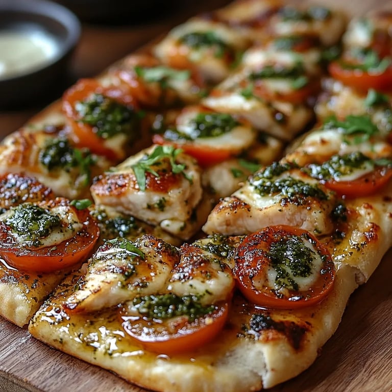 Pesto Chicken Flatbread: An Incredible Ultimate Recipe