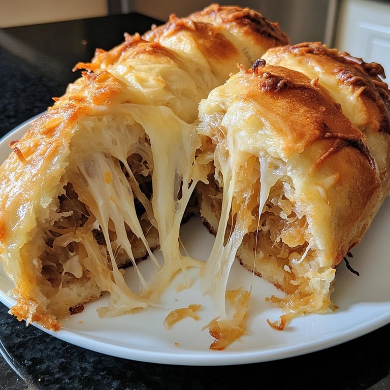 Sauerkraut Stuffed Rolls