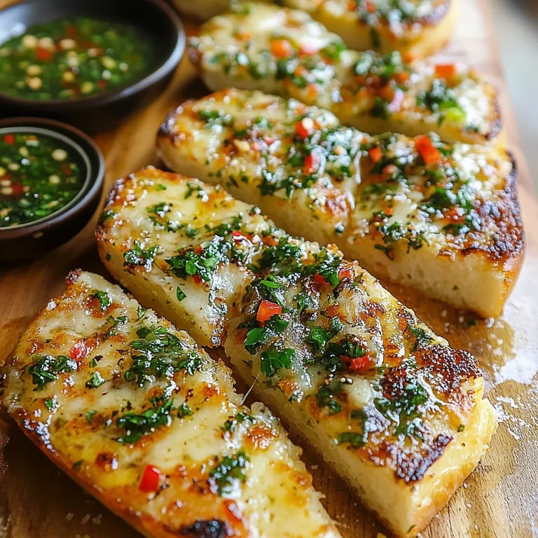 Chimichurri Garlic Bread: An Amazing Ultimate Recipe for 6