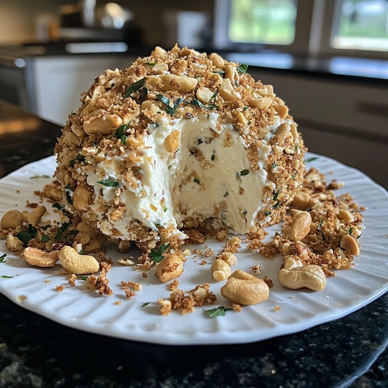 Spiced Nut Cheese Ball