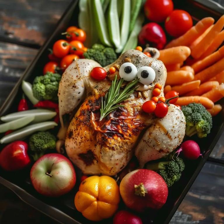 Adorable Turkey Veggie Tray