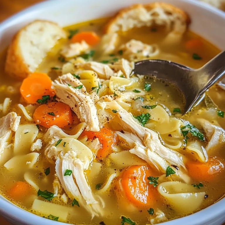 Easy Homemade Chicken Noodle Soup