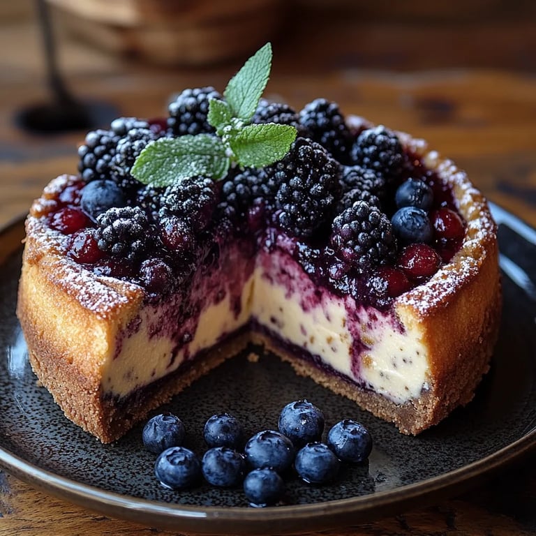 Simple Blueberry Basque Cheesecake: An Amazing Ultimate Recipe