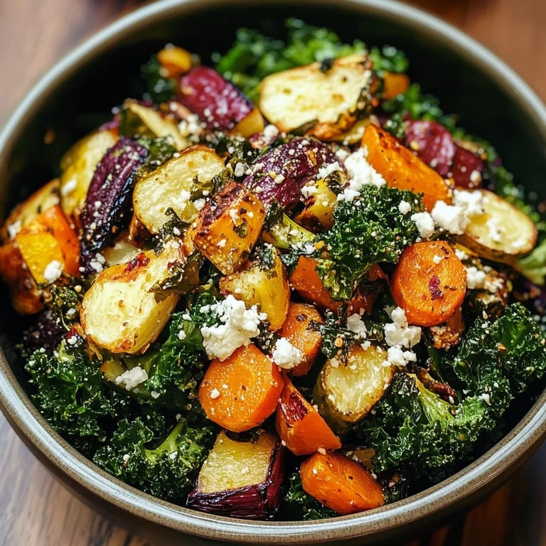 Kale & Roasted Vegetable Salad