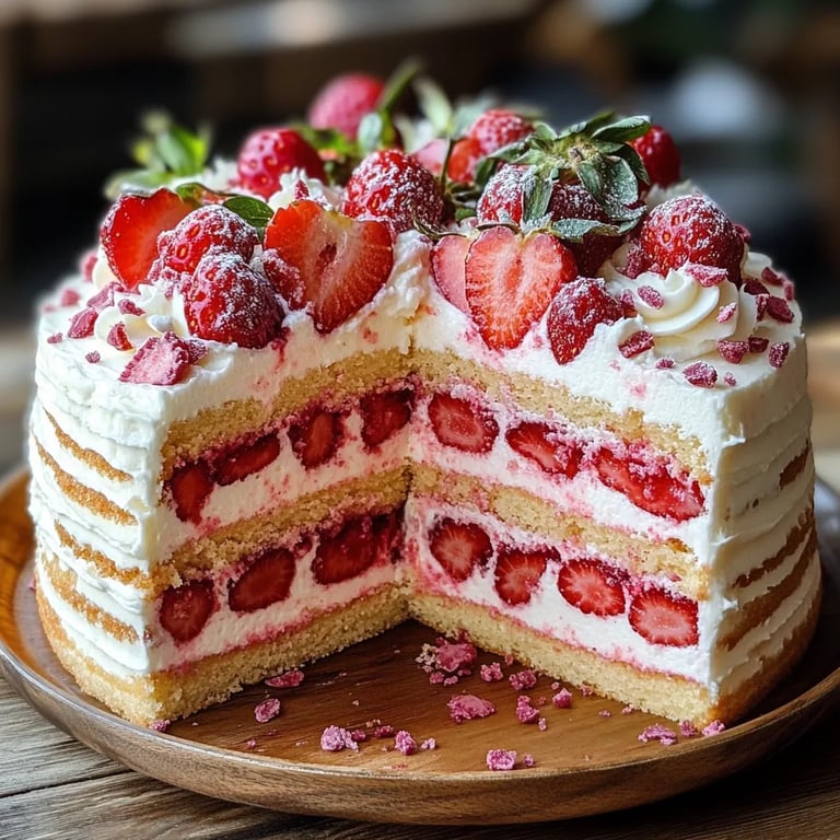 Strawberry Shortcake Layer Cake: An Incredible 5-Layer Recipe