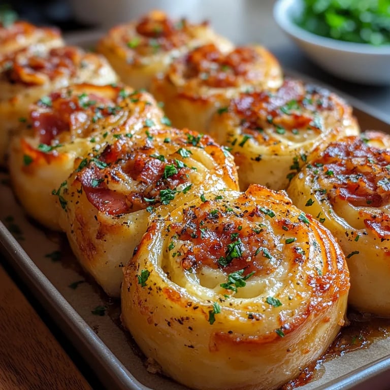 Bacon & Cheese Rolls with Garlic Butter: An Amazing Ultimate Recipe