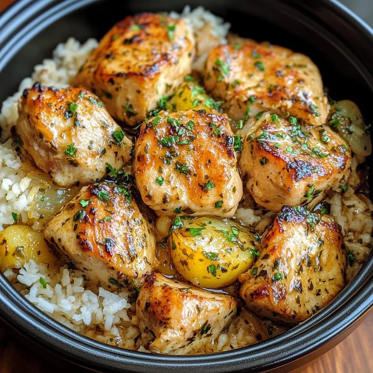 Slow Cooker Lemon Herb Chicken & Rice: An Amazing Ultimate Recipe