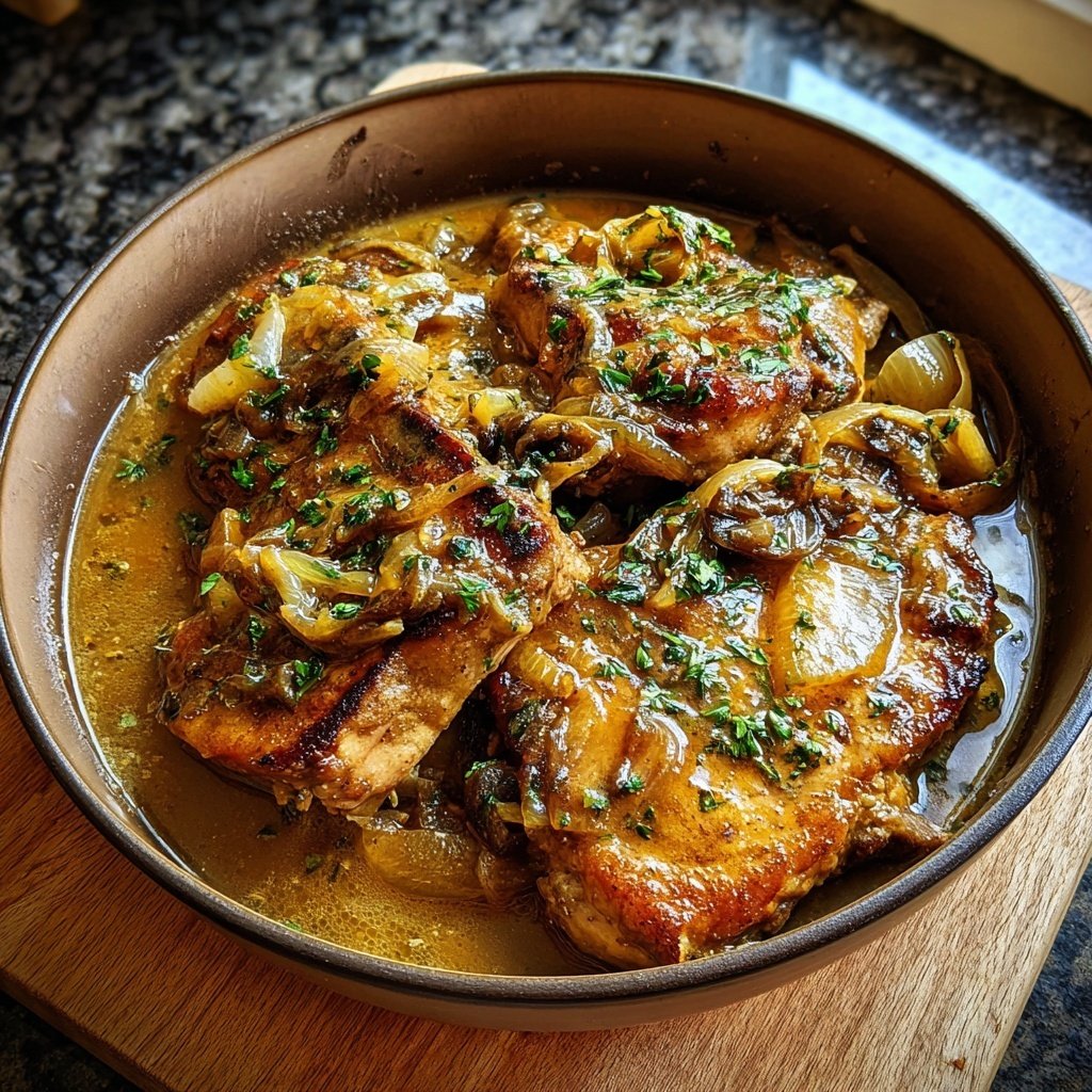 Tender Smothered Pork Chops