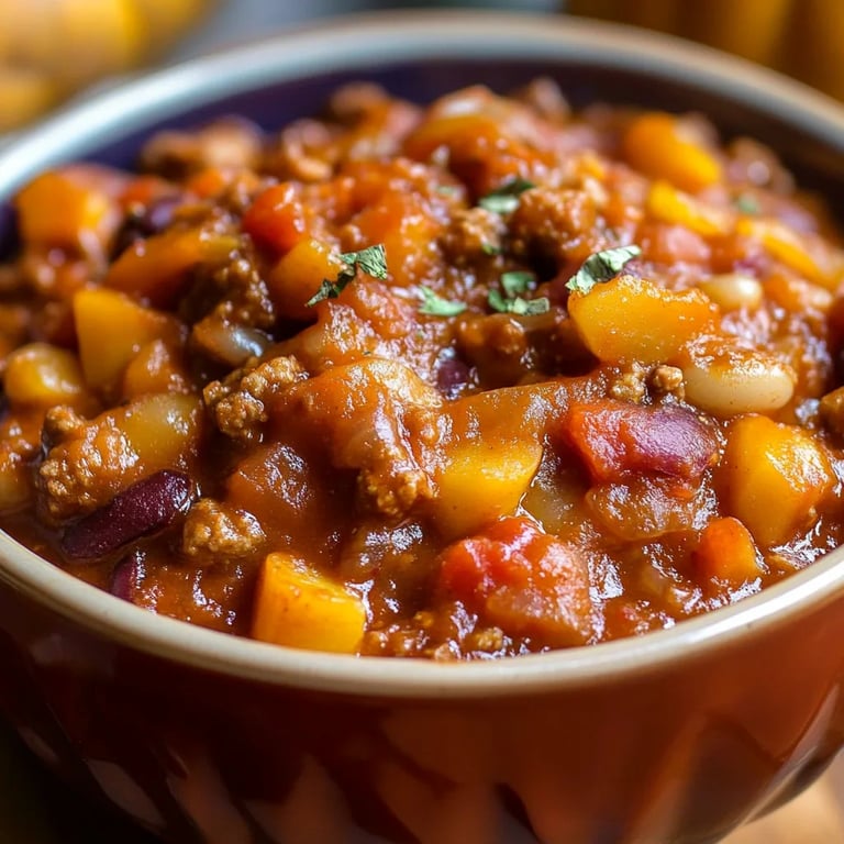 Spicy Pumpkin Chili