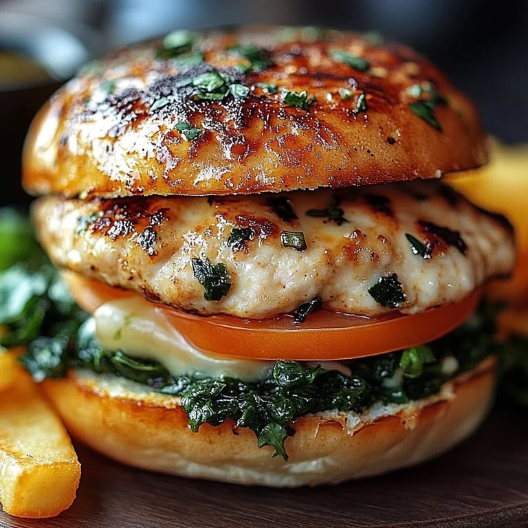 <p>White Cheddar & Spinach Chicken Burgers: An Incredible Ultimate Recipe</p>