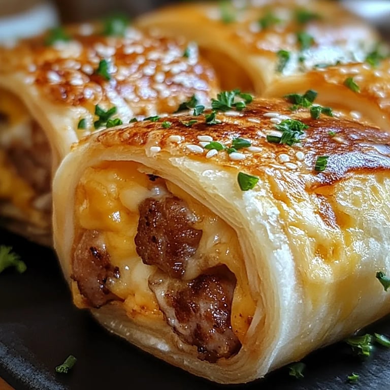 Sausage Egg & Cheese Breakfast Roll-Ups: An Amazing Ultimate Recipe