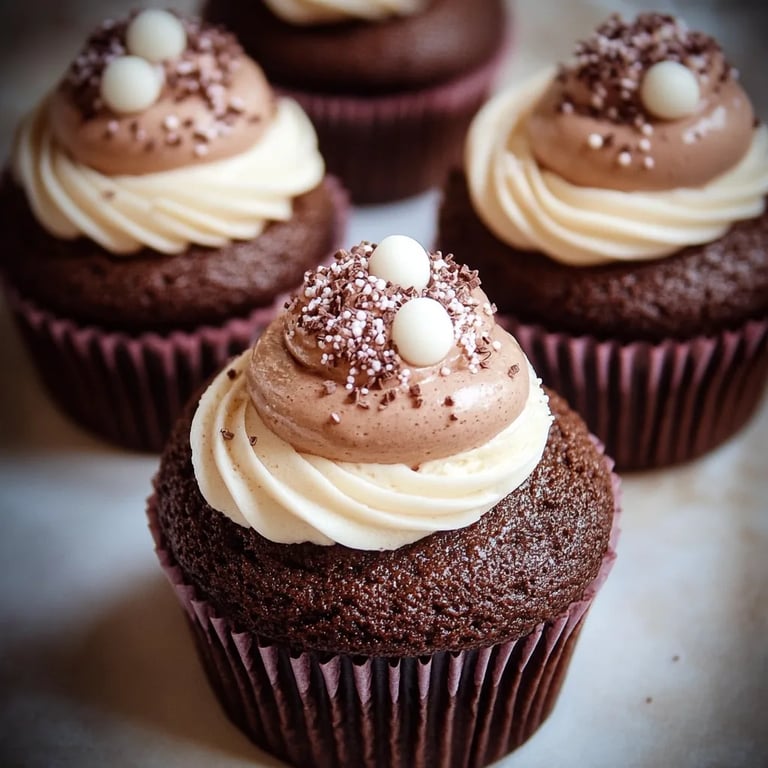 Hot Chocolate Cupcakes