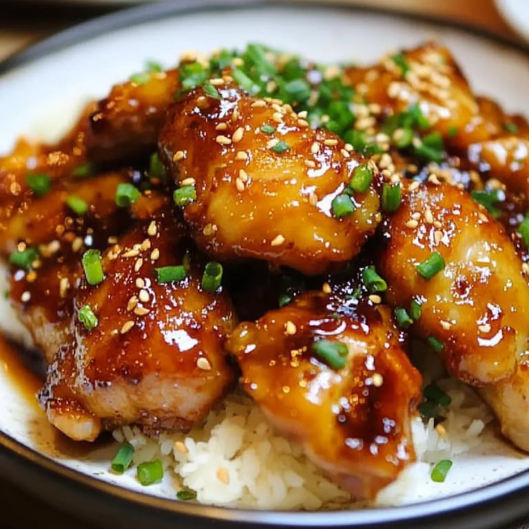 Honey Garlic Chicken Thighs