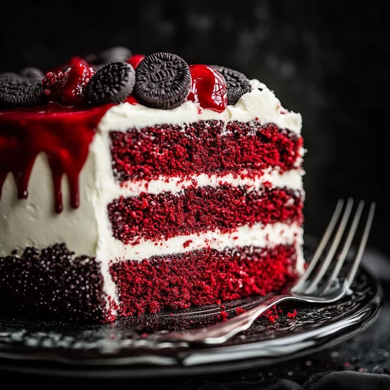 Oreo Red Velvet Cake