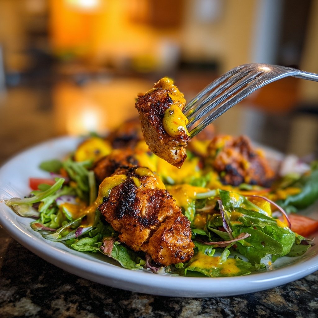 Spicy Jamaican Grilled Chicken Salad