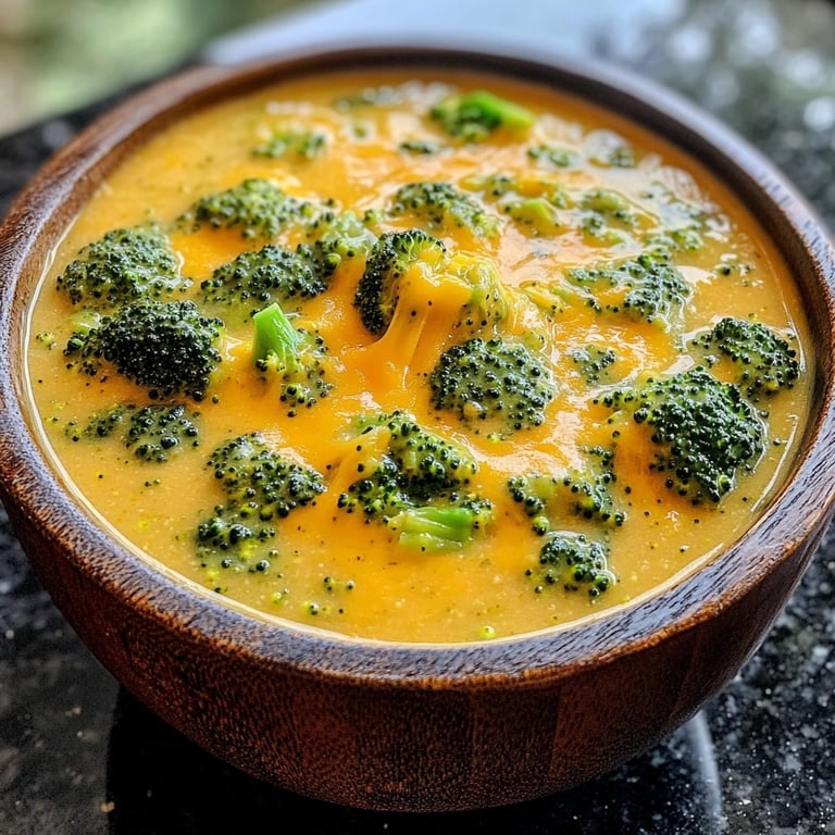 Comfort Broccoli Cheddar Soup