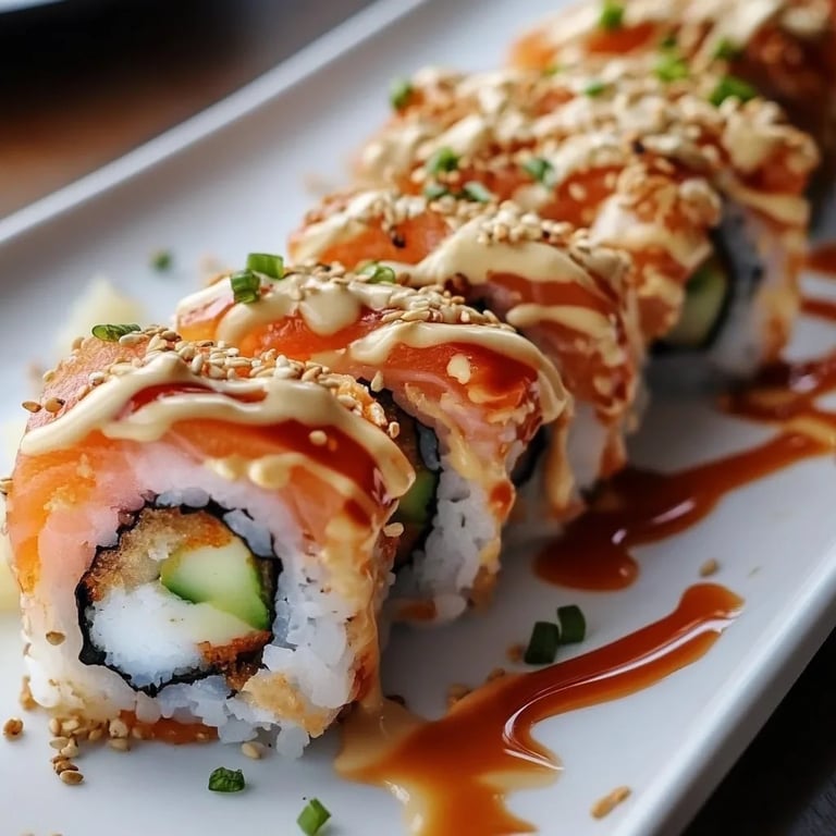 Dynamite Smoked Salmon Roll