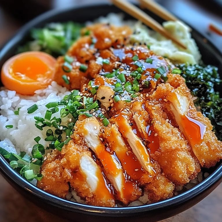 Crispy Chicken Katsu Bowls