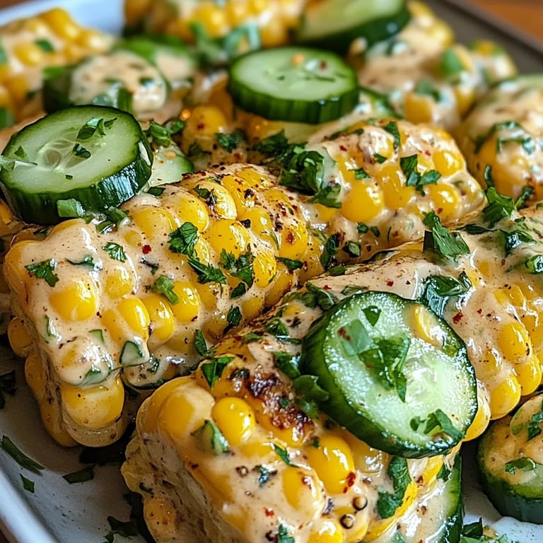 Street Corn Creamy Cucumber Salad: An Incredible Ultimate Recipe