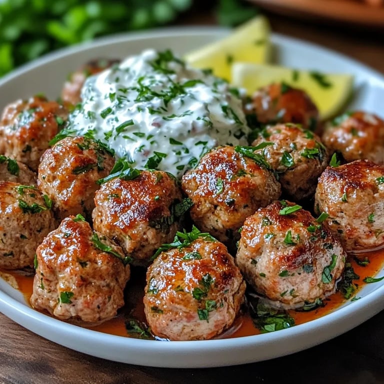 <p>Greek Turkey Meatballs with Tzatziki: An Amazing Ultimate Recipe</p>