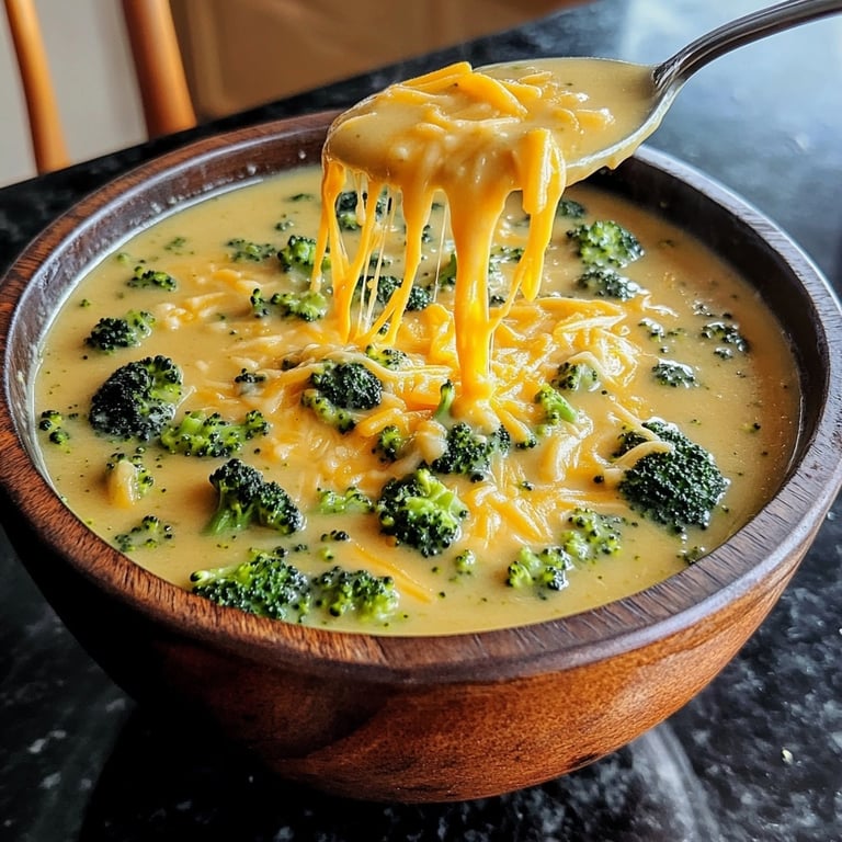 Comfort Broccoli Cheddar Soup​