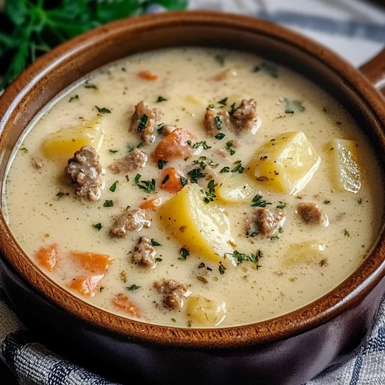 Creamy Sausage & Potato Soup
