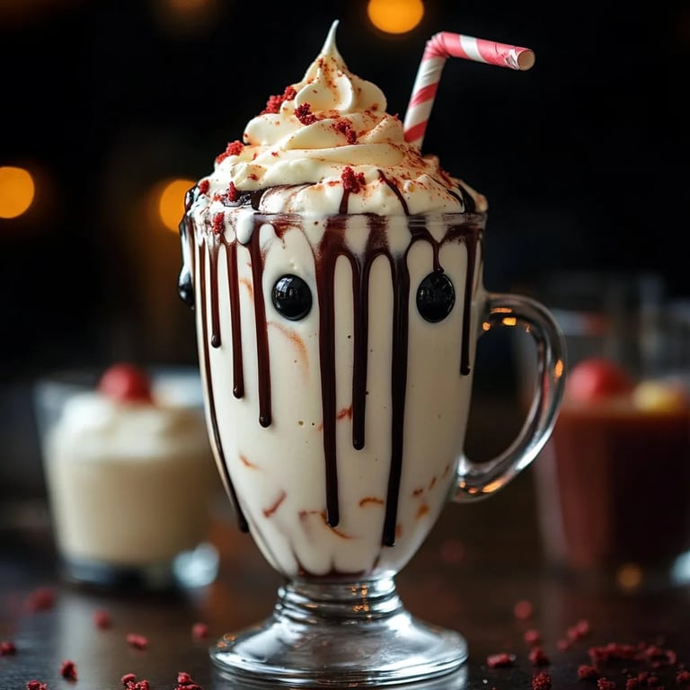 Spooky Ghostly Vanilla Milkshake: An Incredible Amazing Recipe