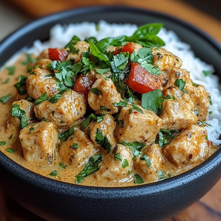 Basil Chicken in Coconut Curry Sauce: An Incredible 7-Step Recipe
