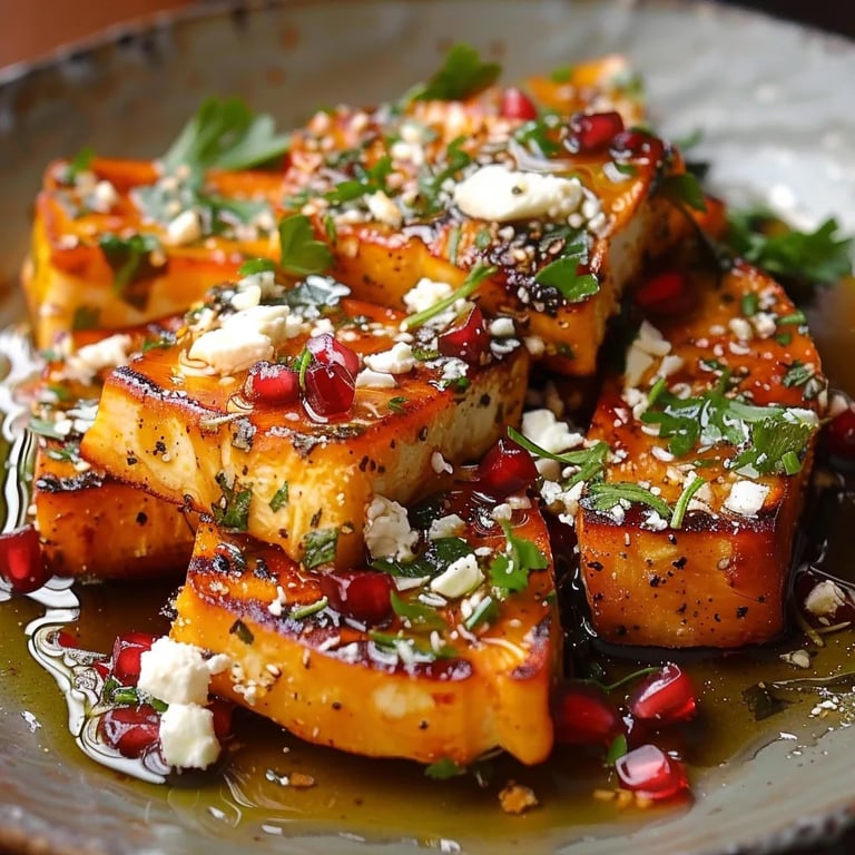 Baked Feta with Pomegranate & Honey
