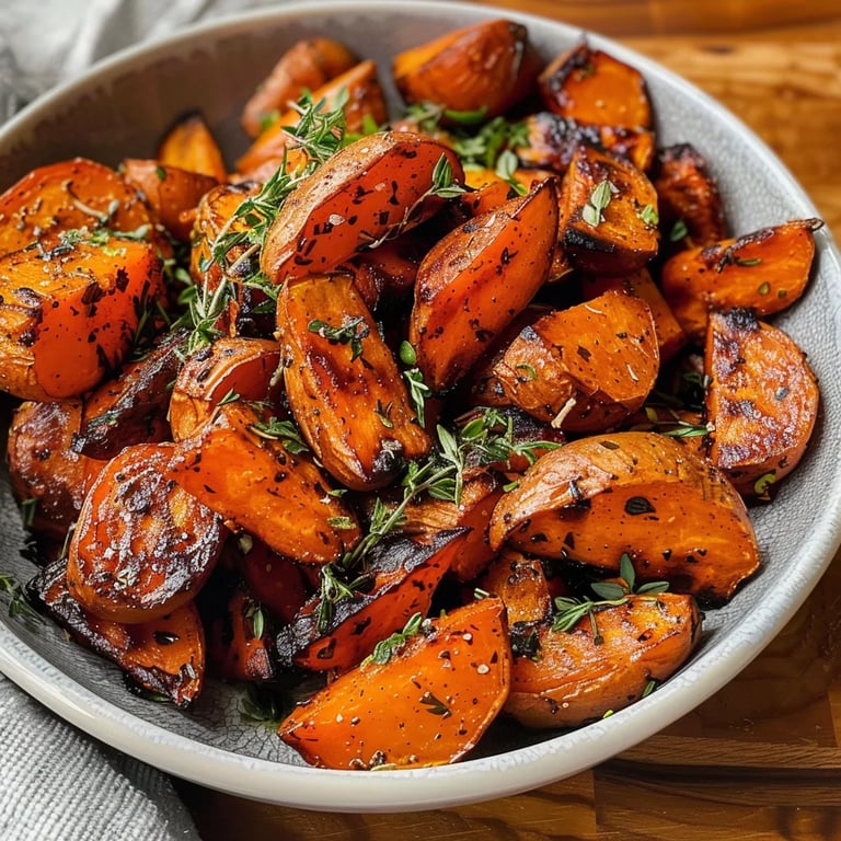 Roasted Sweet Potatoes & Carrots