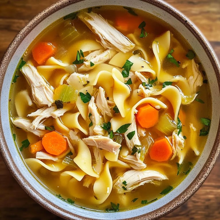 Homemade Chicken Noodle Soup in 30 Minutes