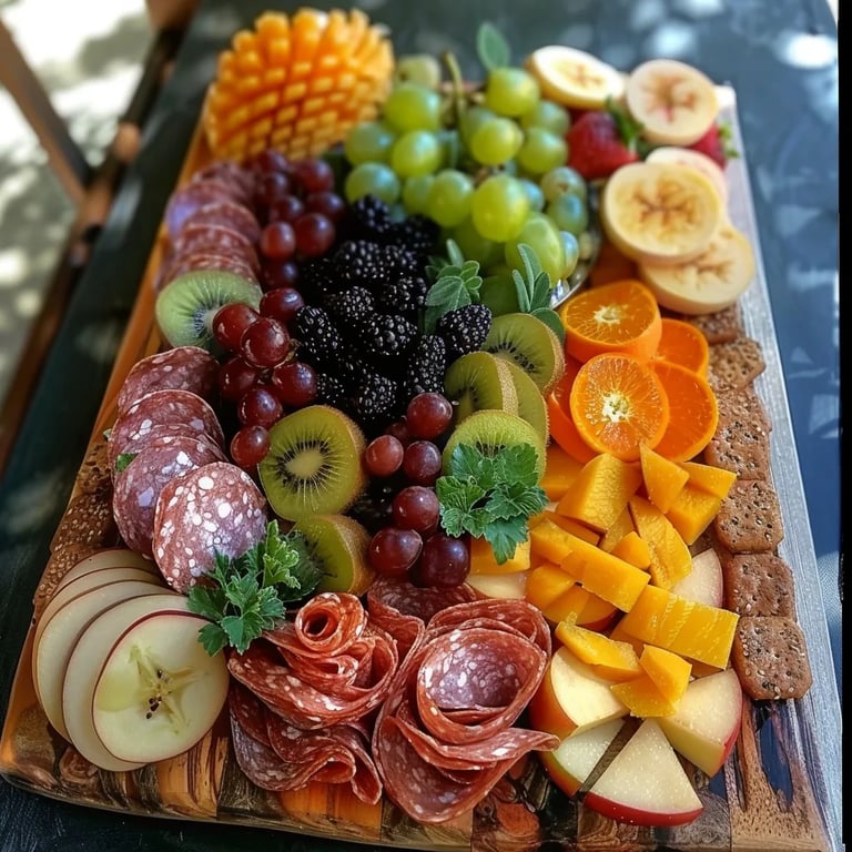 Summer Fruit Charcuterie Boards