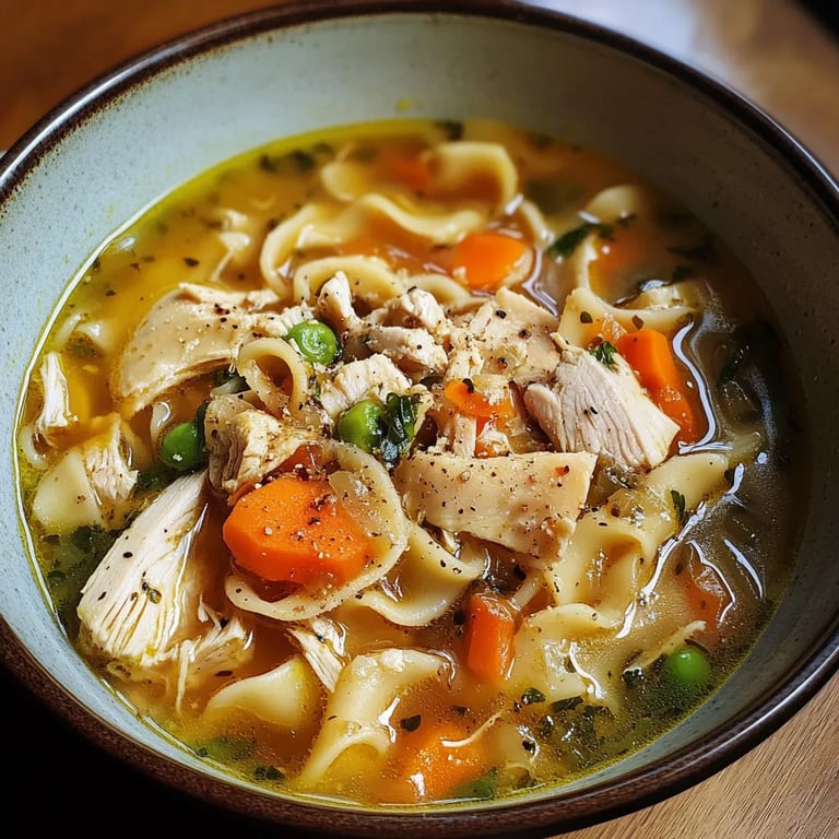 The Best Roasted Chicken Noodle Soup