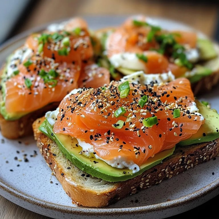 Smoked Salmon & Avocado Toast