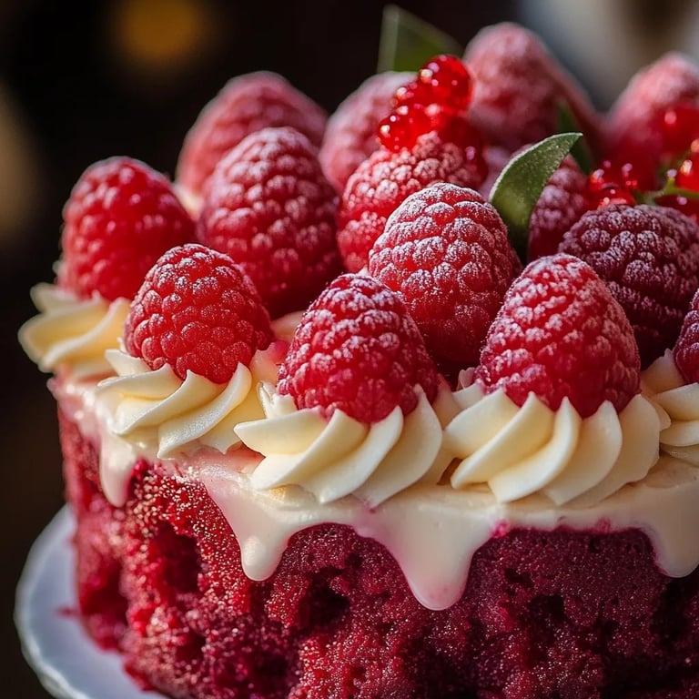 Raspberry Red Velvet Bliss