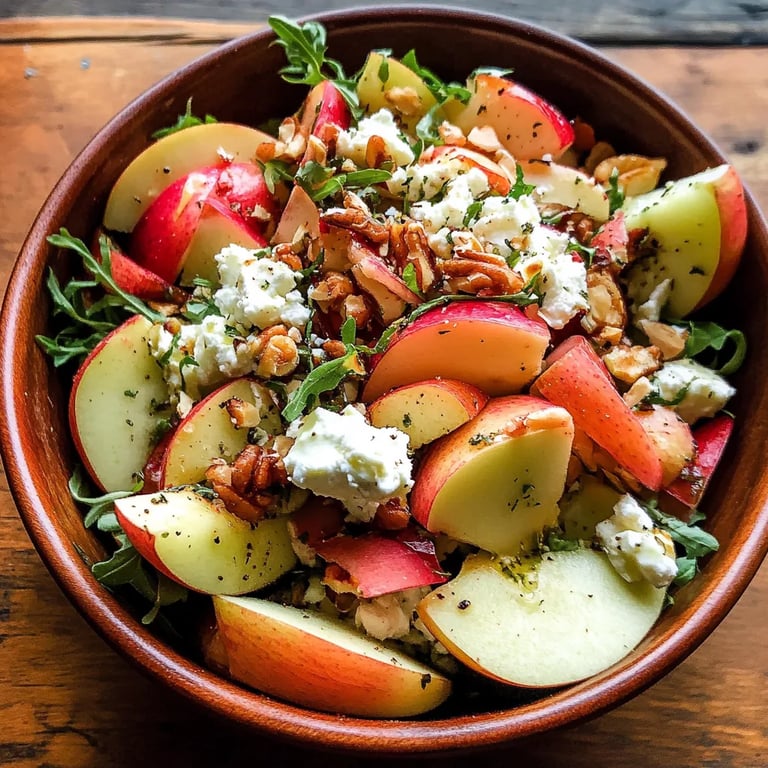Autumn Harvest Honeycrisp Apple and Feta Salad