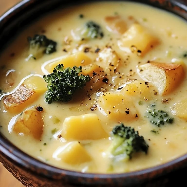 Broccoli Potato Cheese Soup